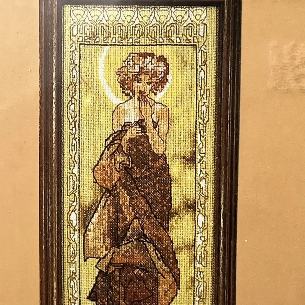 Lanarte Art Nouveau Cross Stitch Kit 33467 Vintage Needlepoint Woman Figure Rare